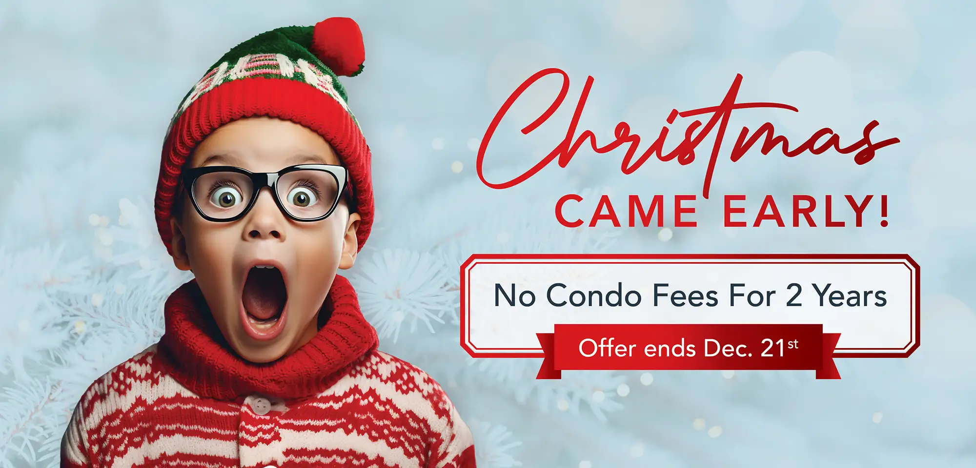 Landmark Homes No Condo Fees Promotion&nbsp;