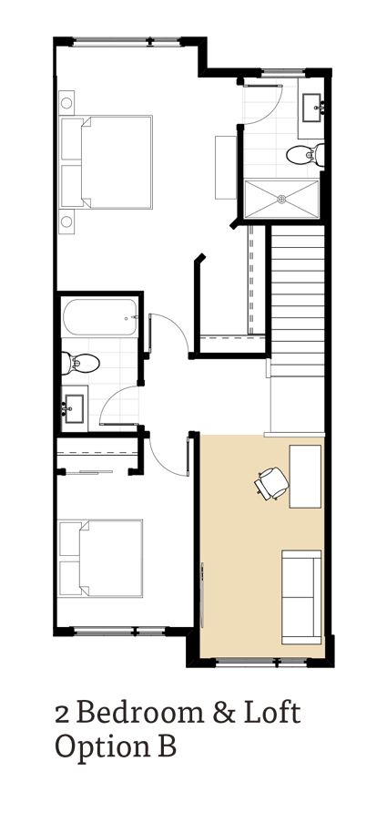 Calla 2 Bedroom & Loft Option