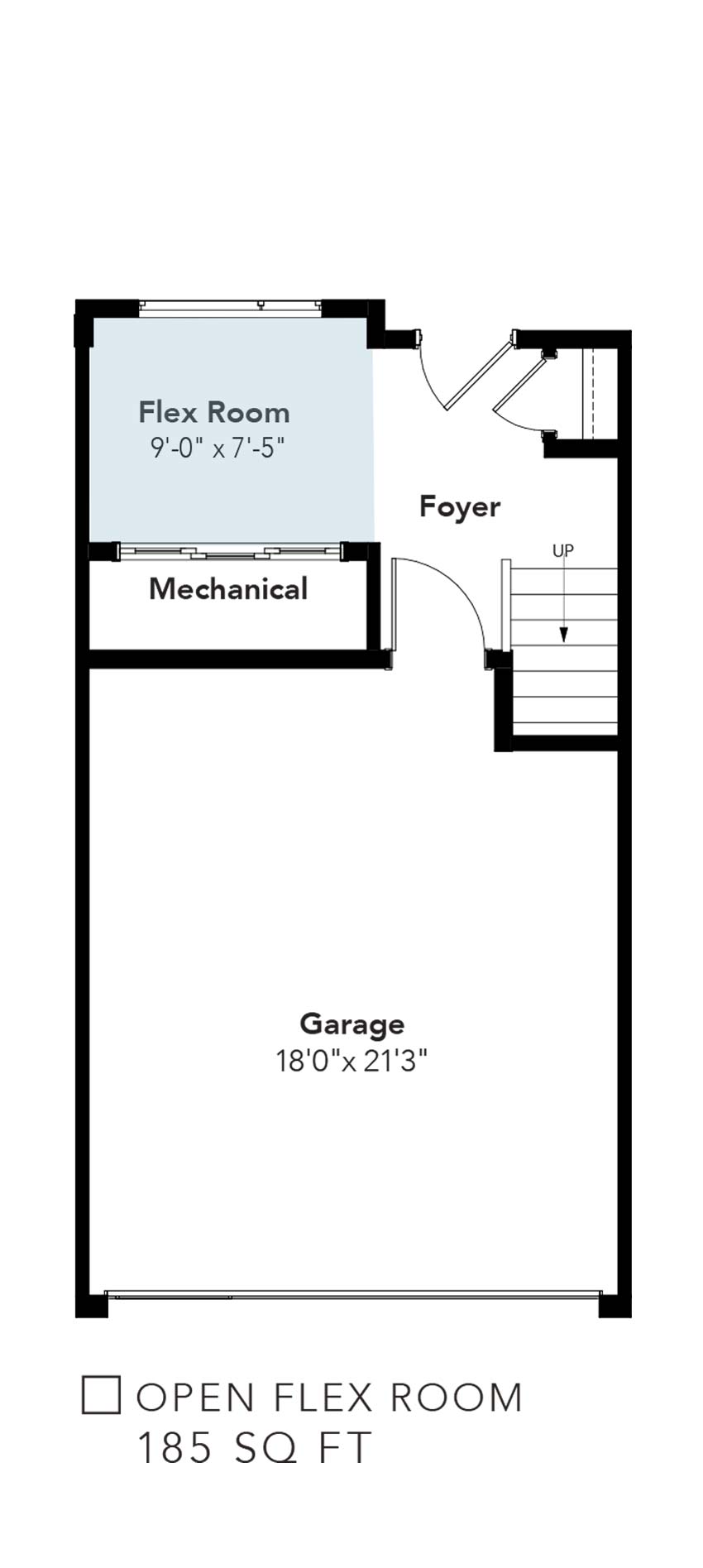 Emerson Ground Floor Open Flex Room Option