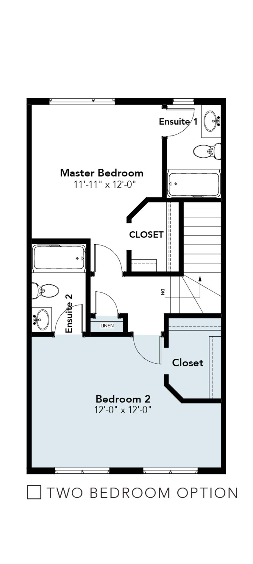 Emerson Second Floor Two Bedroom Option