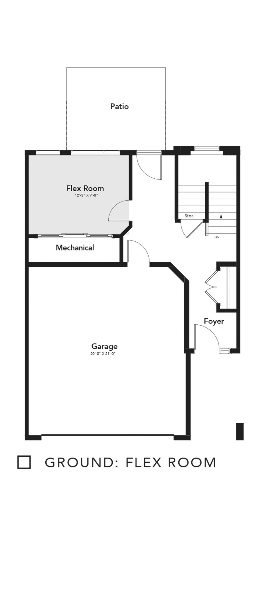 Hudson Ground Flex Room Option