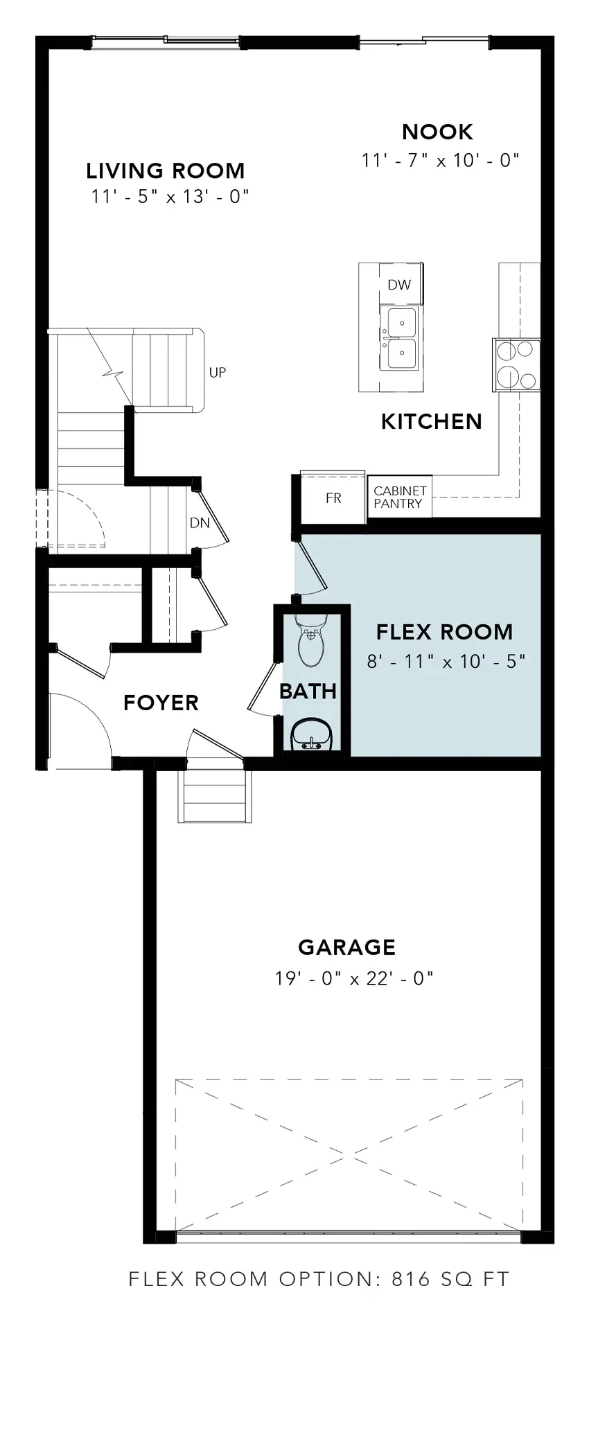 Red Oak Flex Room Option
