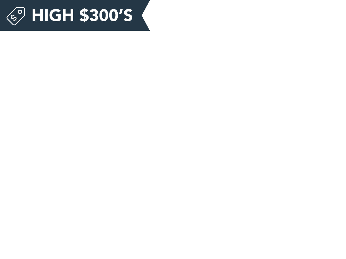 High $300's