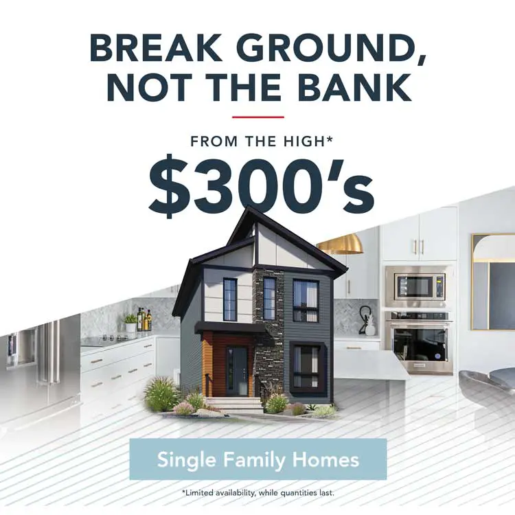 New Homes from the $300's