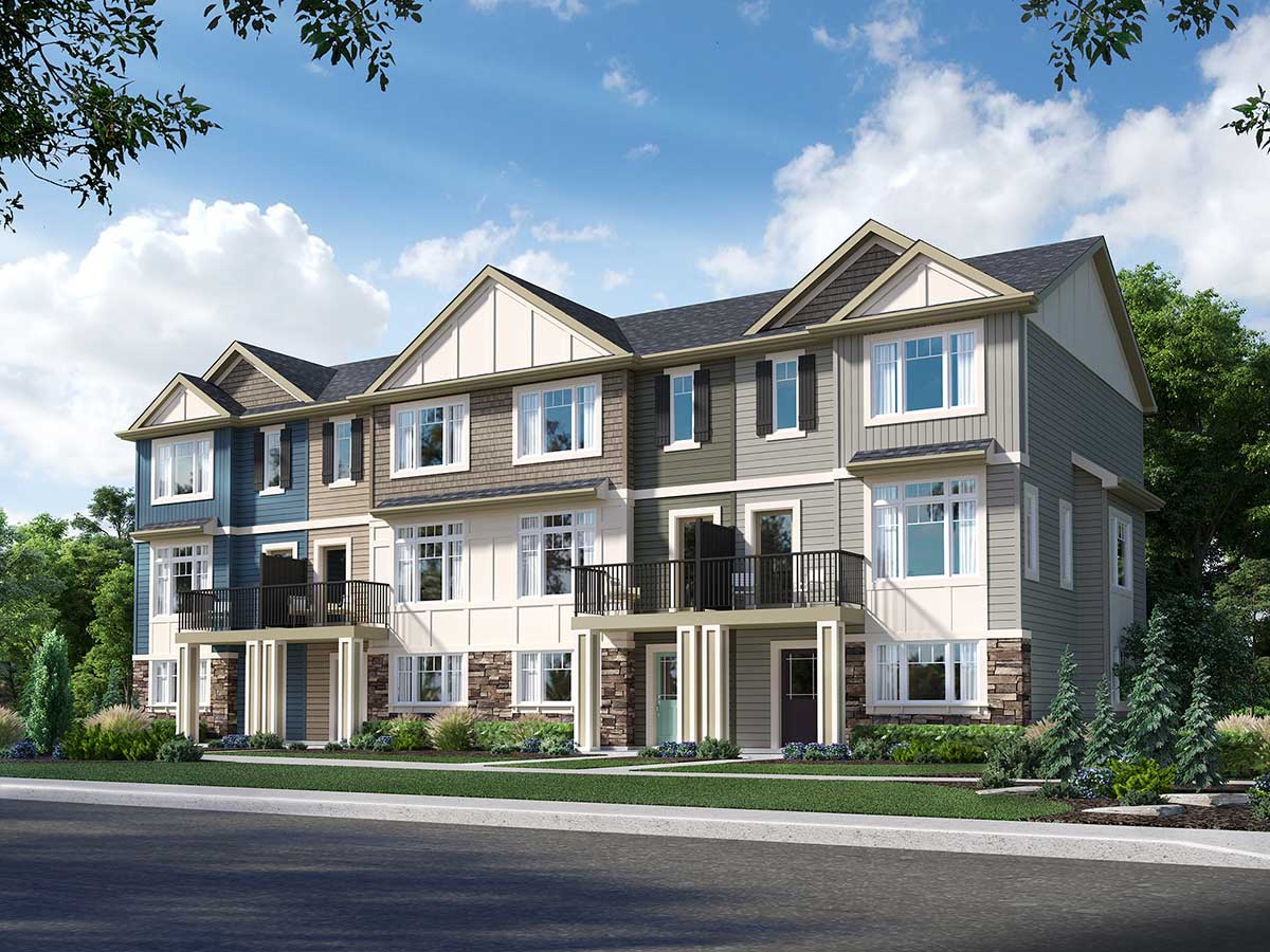 Prescott New Townhomes Home in Edmonton